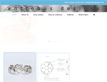 Tablet Screenshot of antrobusdesigns.com